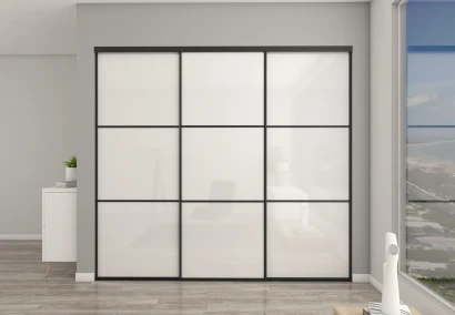 Super white Glass With Horizontal Strips DIY